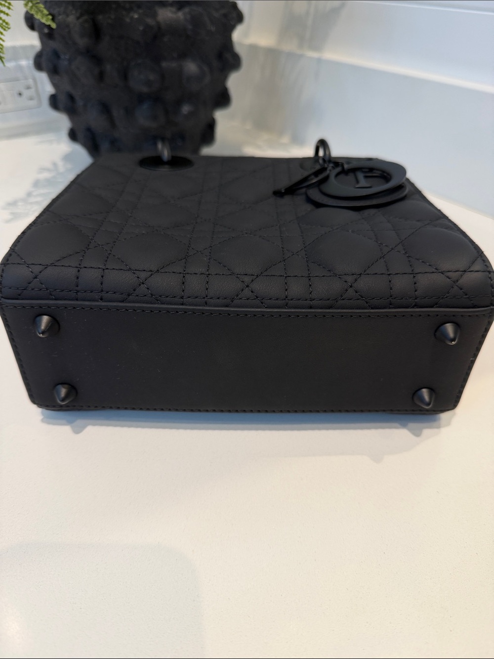 Dior Lady Ultra matte calfskin small ABC bag. - Picture 5 of 7
